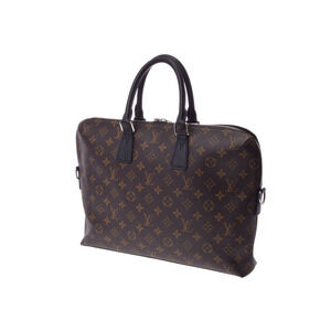 Louis Vuitton Business Brown Macassar Bag Monogram PDJ